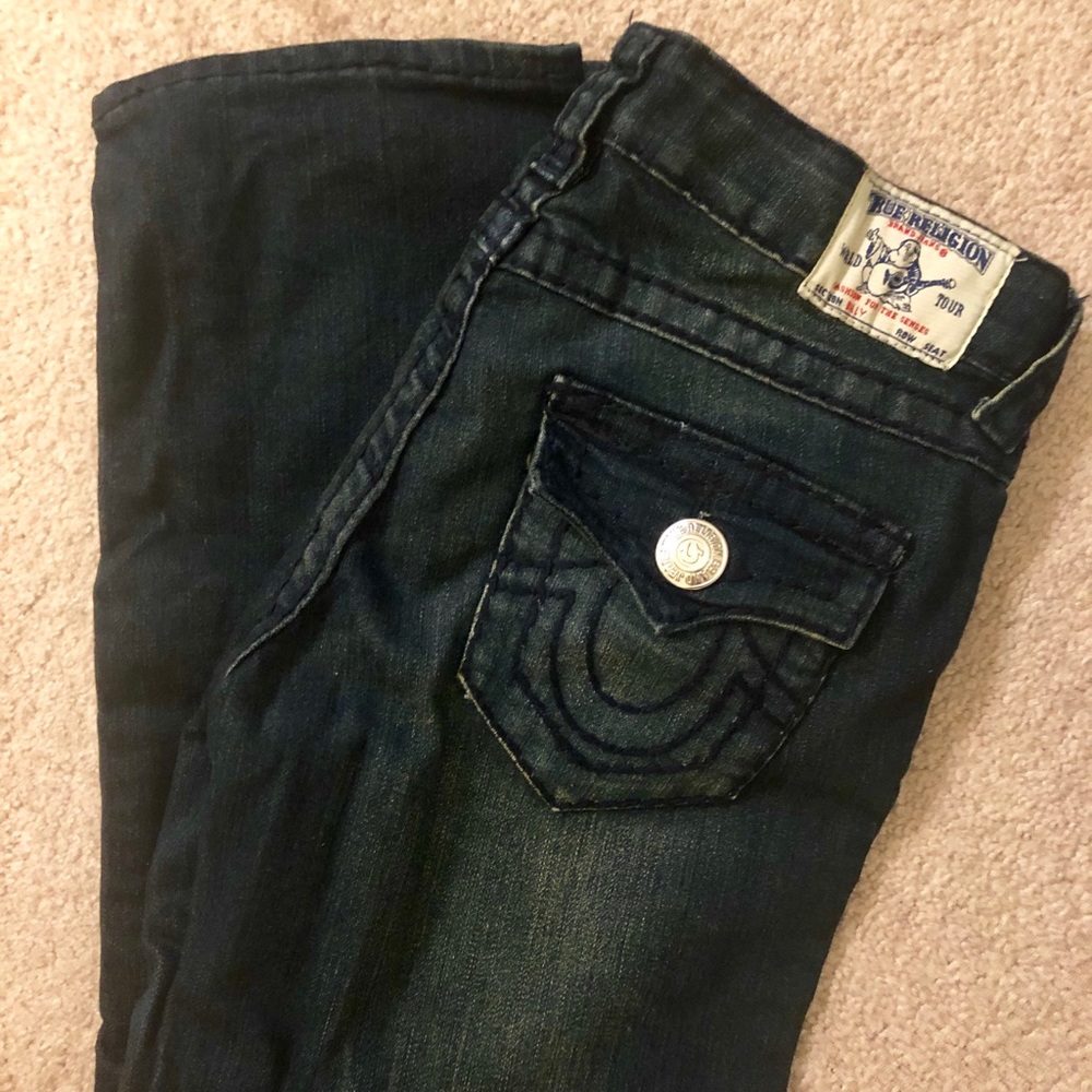 TRUE RELIGION Billy low rise flare jeans size 26